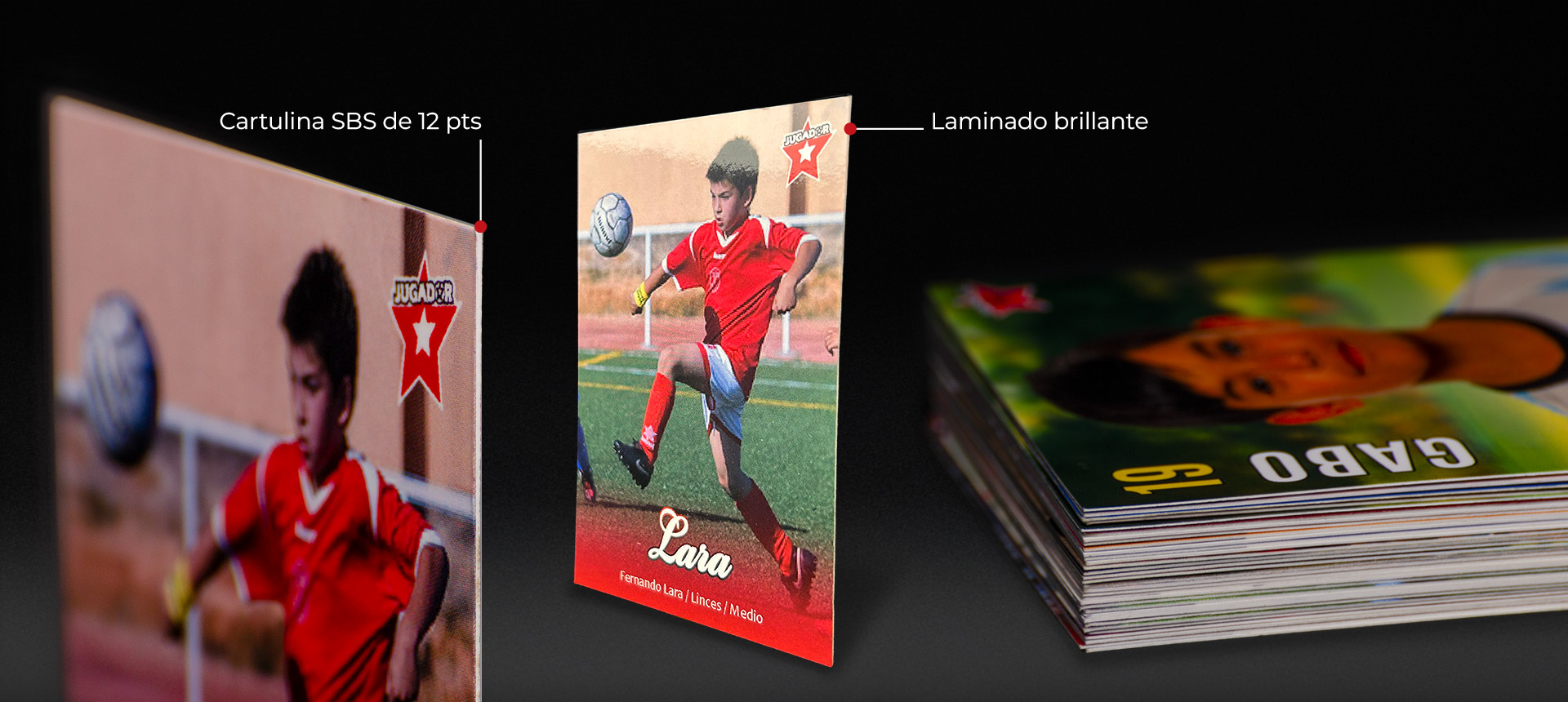 Detalle de material y acabado — Jugador Estrella
